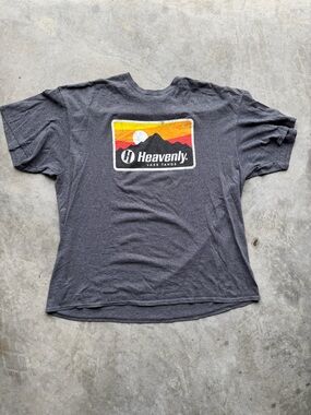 Delta Pro Weight 2XL Heavenly Lake Tahoe  Charcoal Crew Tee